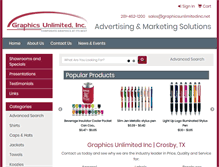 Tablet Screenshot of graphicsunlimitedinc.net